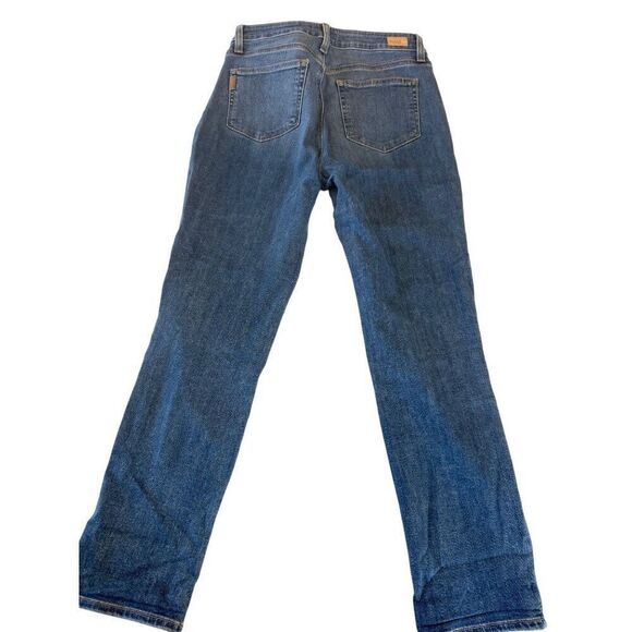 PAIGE Denim Brigitte Slim Fit Jeans Light Wash Sz 28 EUC Designer Denim Mid-Rise - Picture 5 of 9